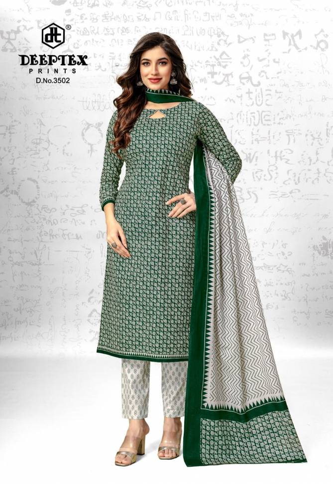 Deeptex Chief Guest Vol 35 Cotton Dress Material Wholesale Shop In Surat
